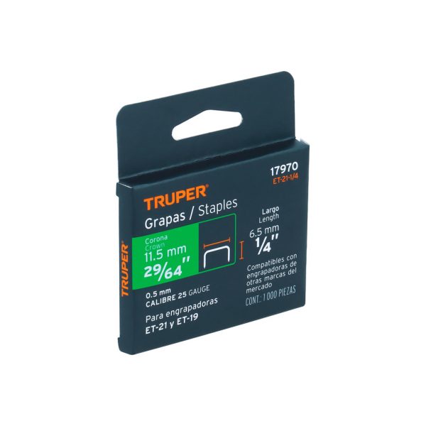 Grapas Para Engrapadora 6mm X 1000, Truper 17970 – MONBAZZAR